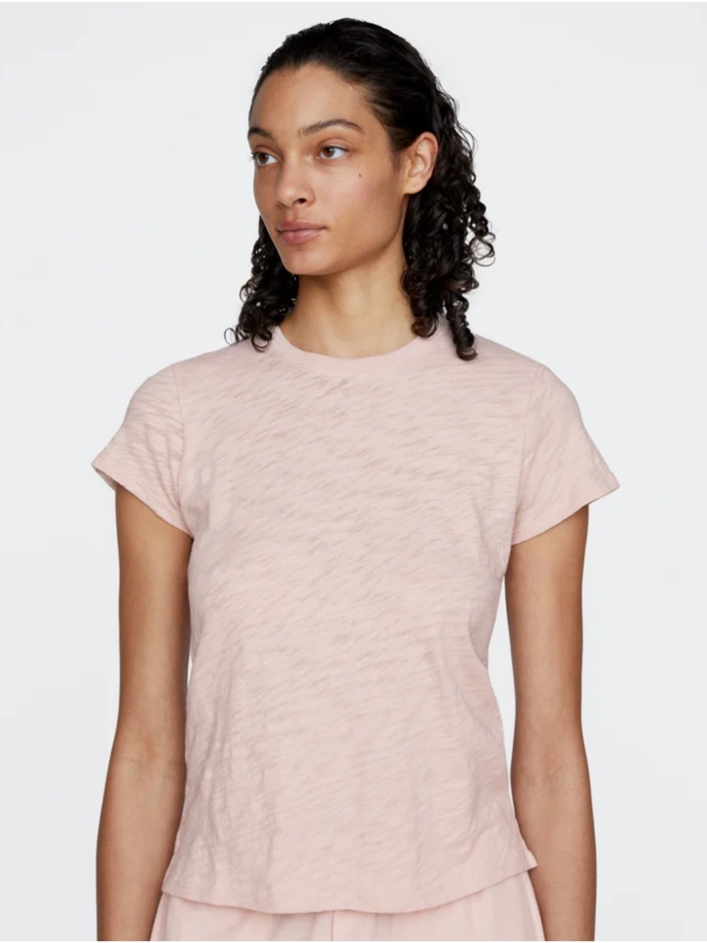 ATM soft pink burn out style t shirt in XS. Excellent Preloved condition.